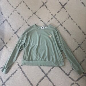 Green Mickey Mouse Icon Homestead Long Sleeve Top- Disney